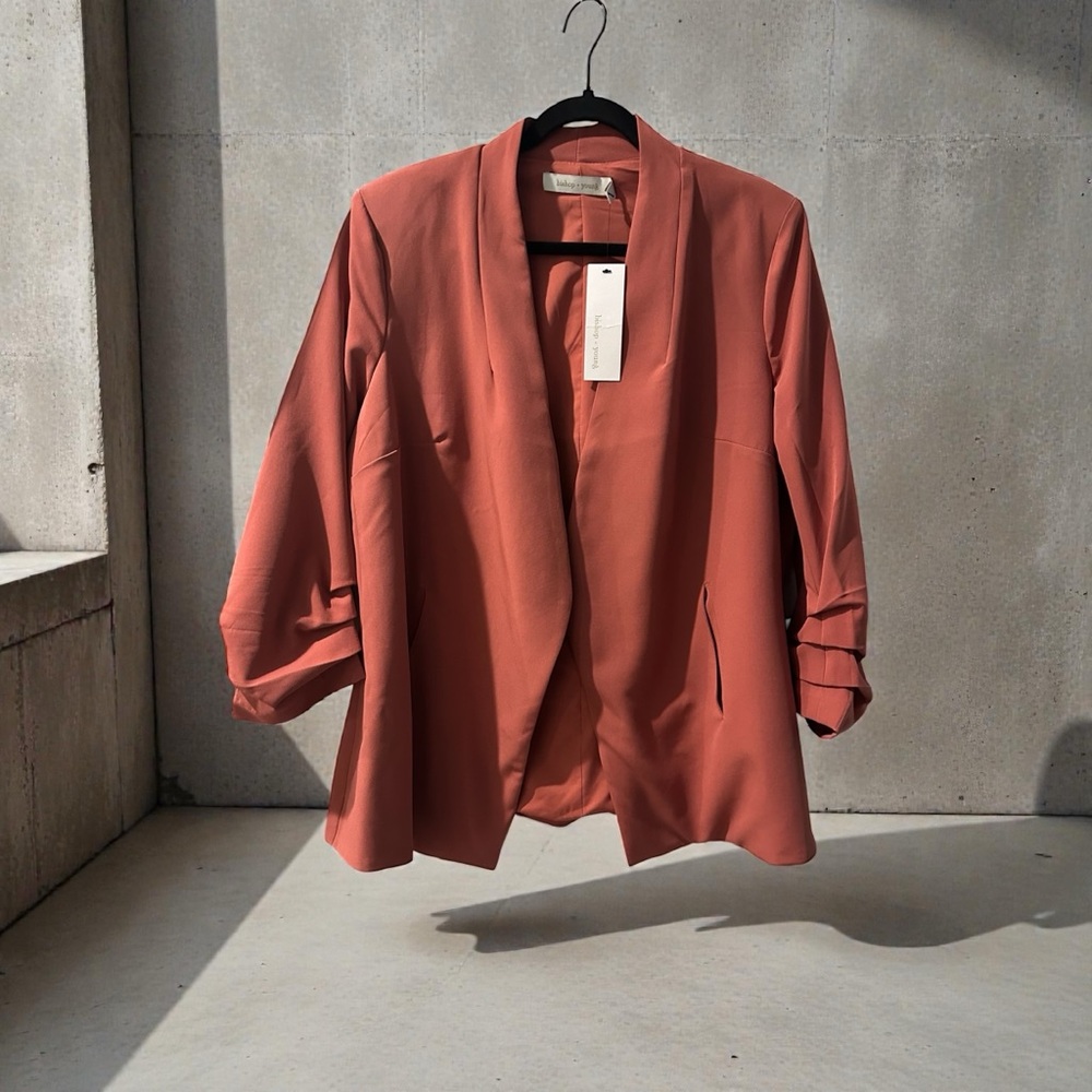 bishop + young Terracotta Blazer